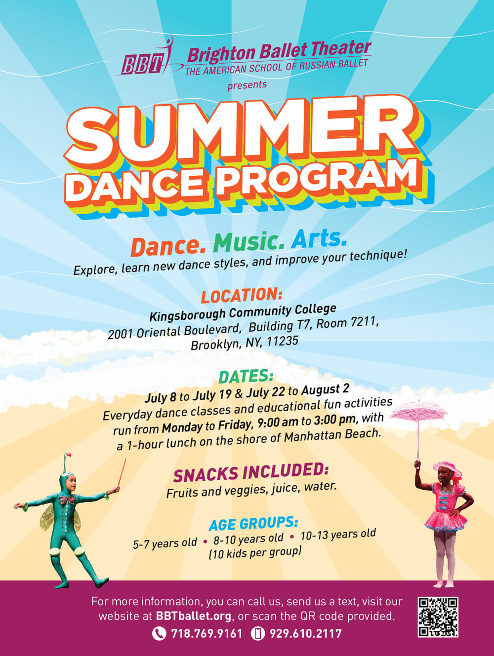 summer dance program at brighton ballet theater